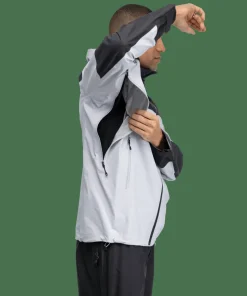Bergans Men's Rabot Light 3L Shell Jacket Pearl Grey/dark Shadow Grey