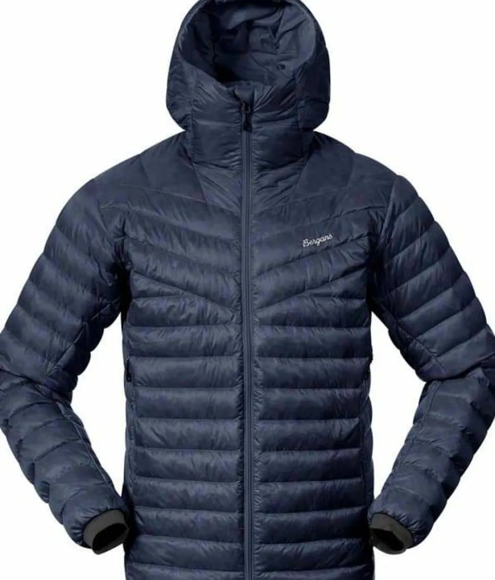 Bergans Men's Rabot Light Down Jacket Hood Navy Blue