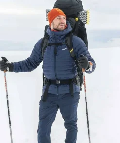 Bergans Men's Rabot Light Down Jacket Hood Navy Blue