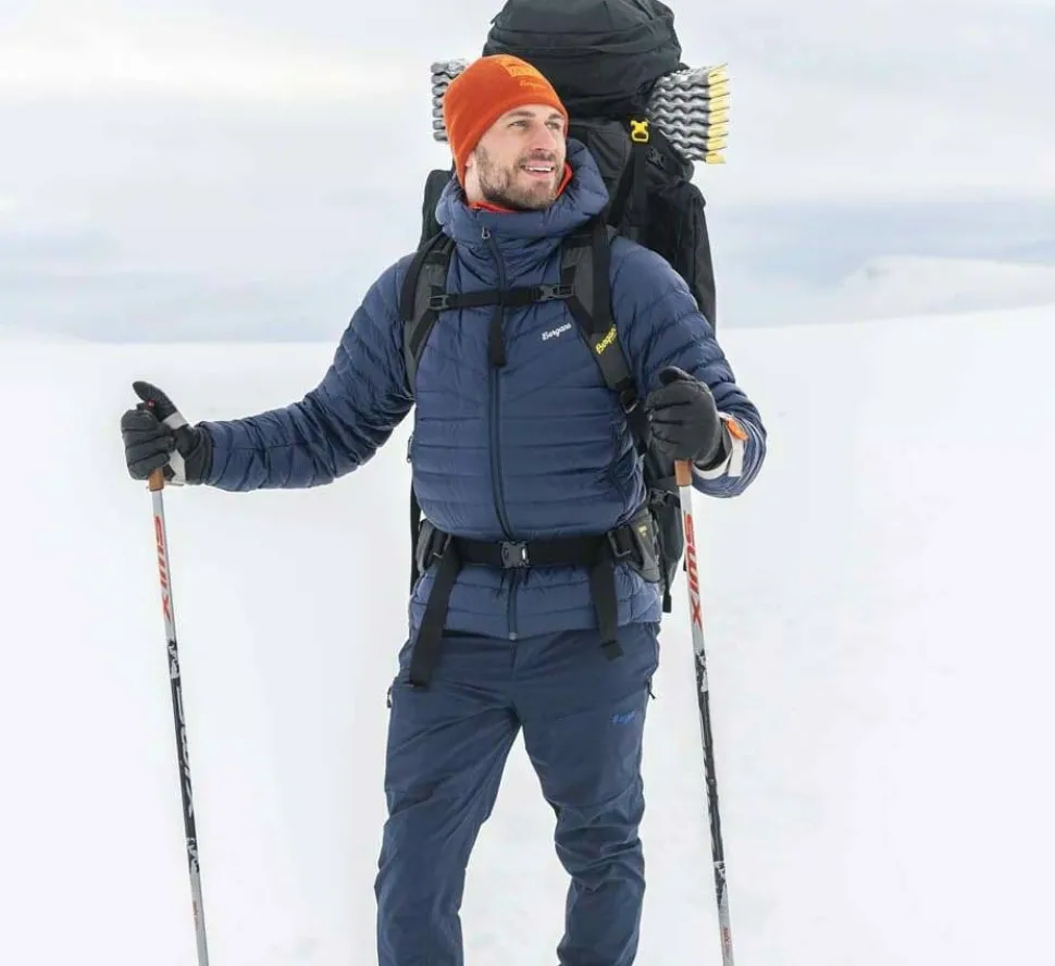 Bergans Men's Rabot Light Down Jacket Hood Navy Blue