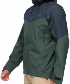 Bergans Men's Rabot Light 3L Shell Jacket Duke Green/Navy Blue