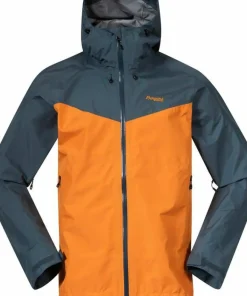 Bergans Men's Skarlight 3L Shell Jacket Cloudberry Yellow/Orion Blue
