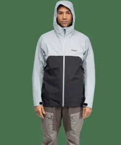 Bergans Men's Vaagaa 3L Shell Jacket Pearl Grey/Dark Shadow Grey