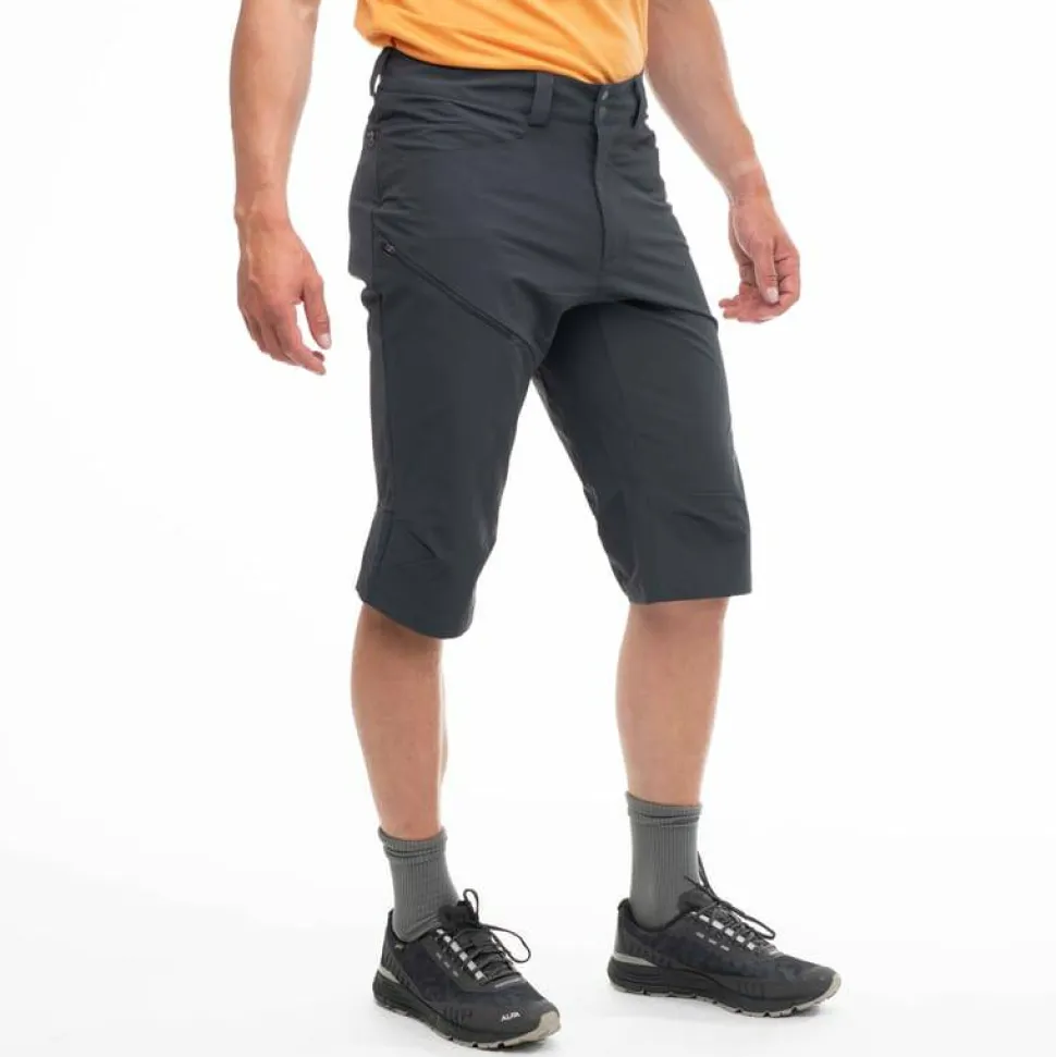 Bergans Men's Vandre Light Softshell Long Shorts Dark shadow grey