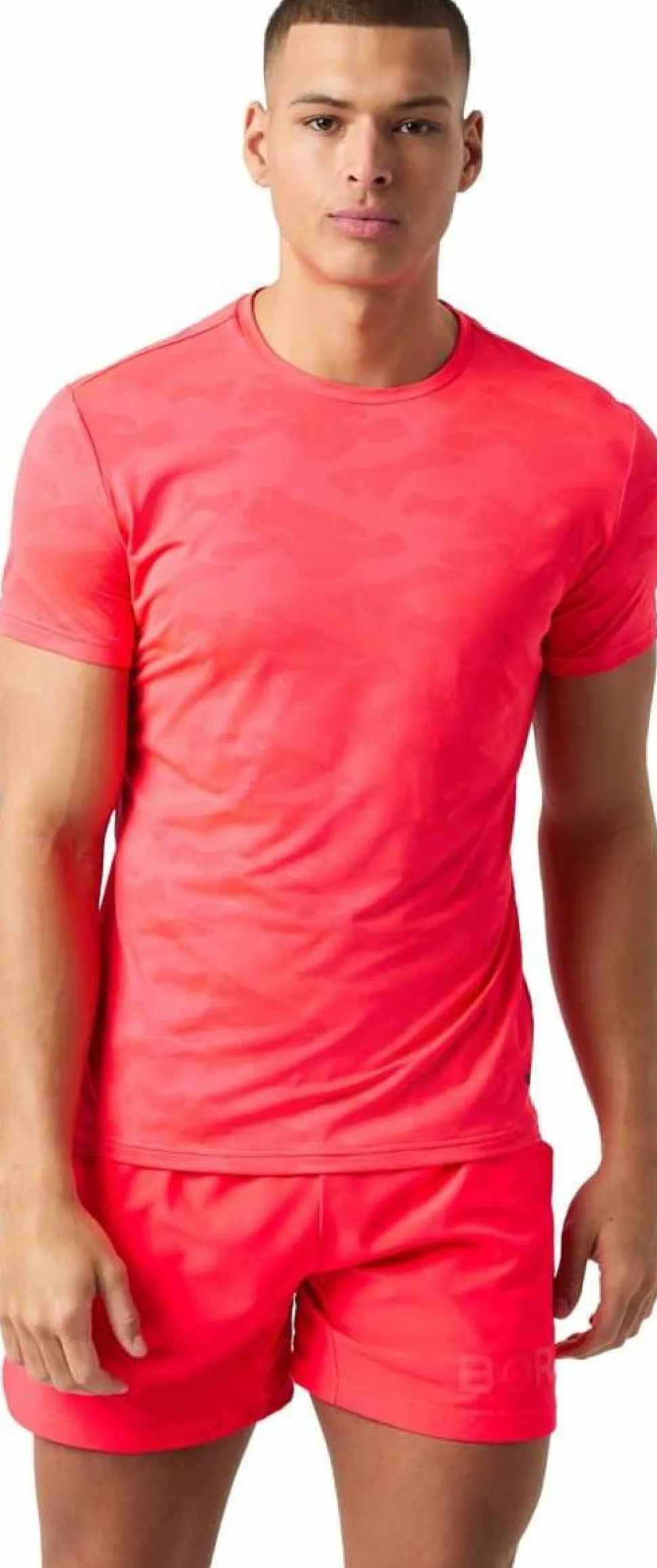 Björn Borg Men's Borg Performance T-Shirt Diva Pink