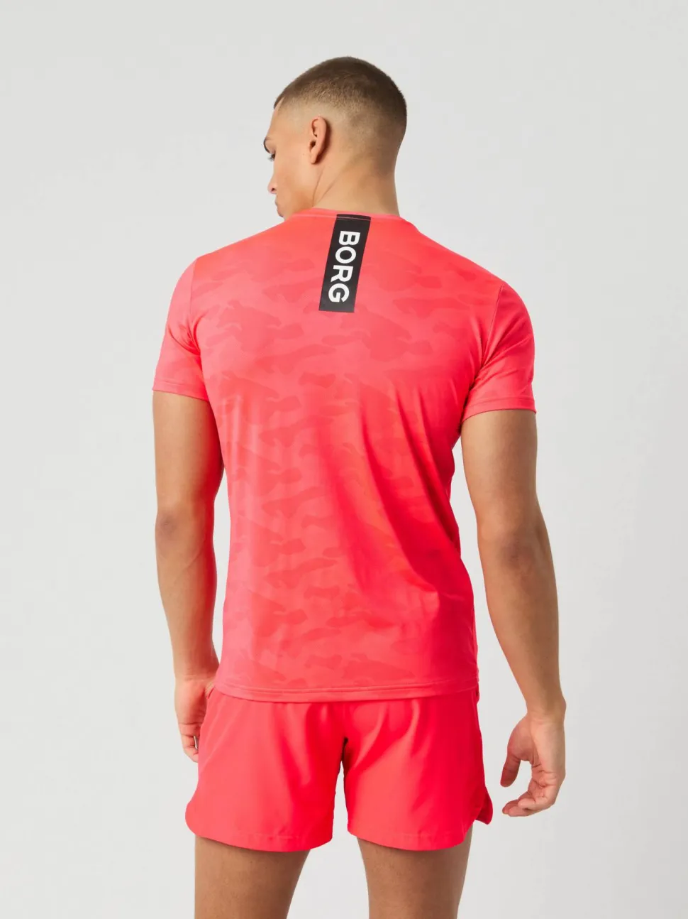 Björn Borg Men's Borg Performance T-Shirt Diva Pink