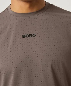 Björn Borg Men's Borg Running Perforated T-Shirt Falcon