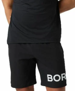 Björn Borg Men's Borg T-Shirt Black Beauty/Red