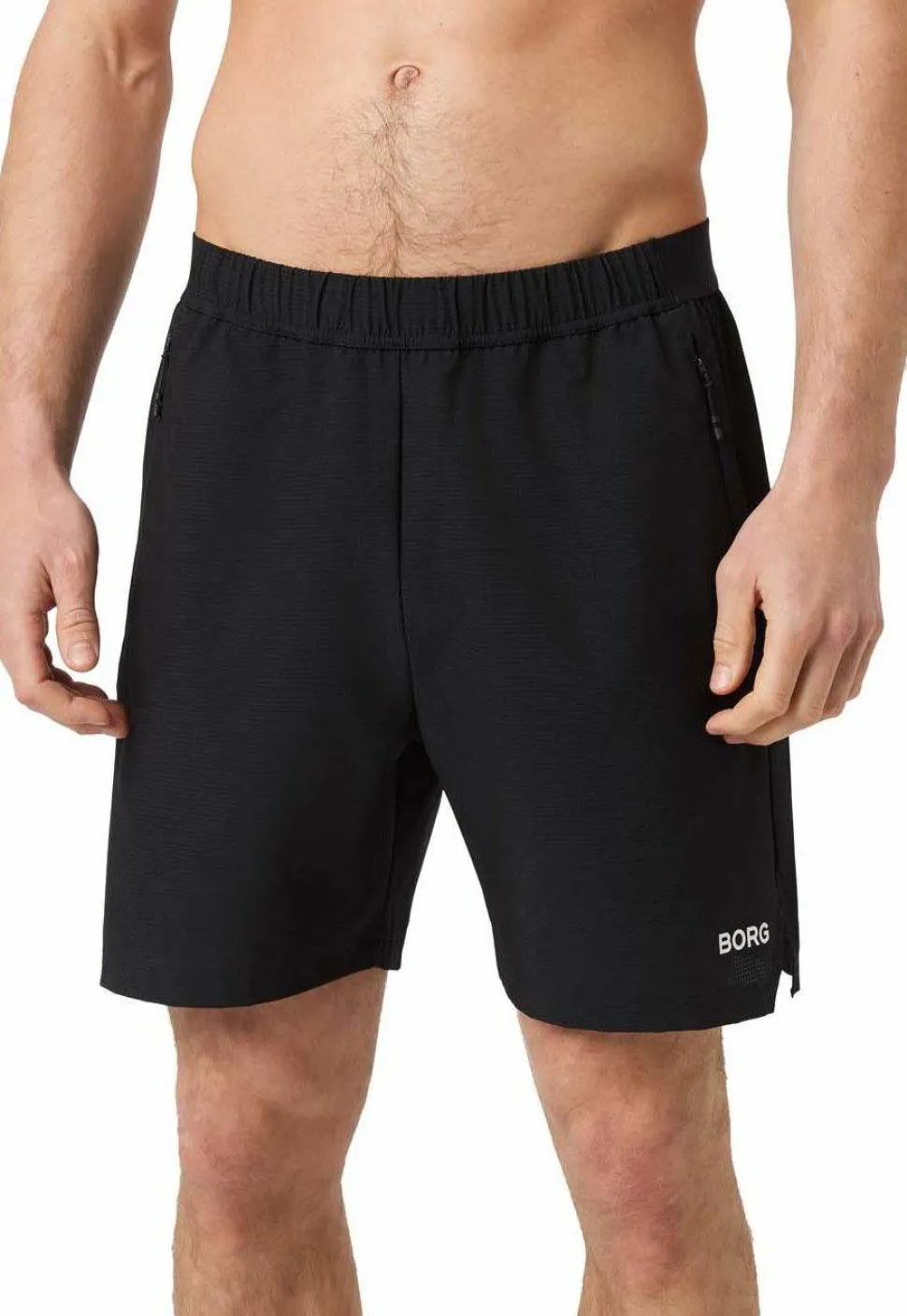 Björn Borg Men's Borg Zip Shorts Black Beauty