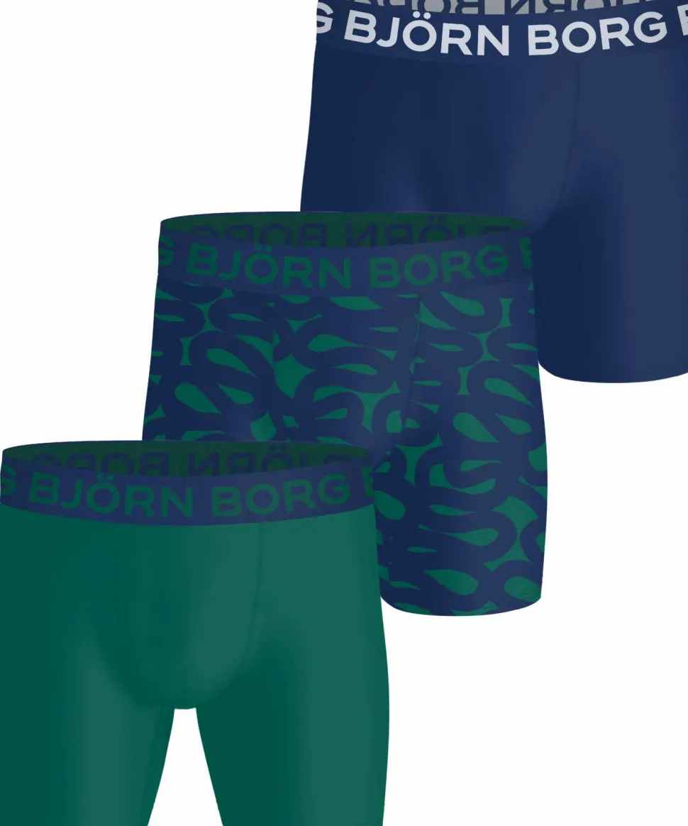 Björn Borg Men's Sports Microfiber Boxer 3p Multipack 2