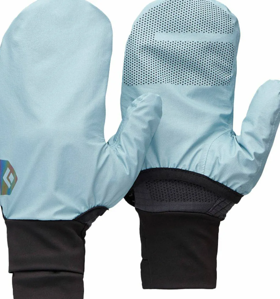 Black Diamond Gridtech Storm Hood Gloves Carbon-Glacier