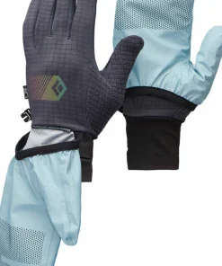 Black Diamond Gridtech Storm Hood Gloves Carbon-Glacier