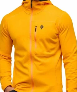 Black Diamond Men's Coefficient Fleece Hoody Bd Orange