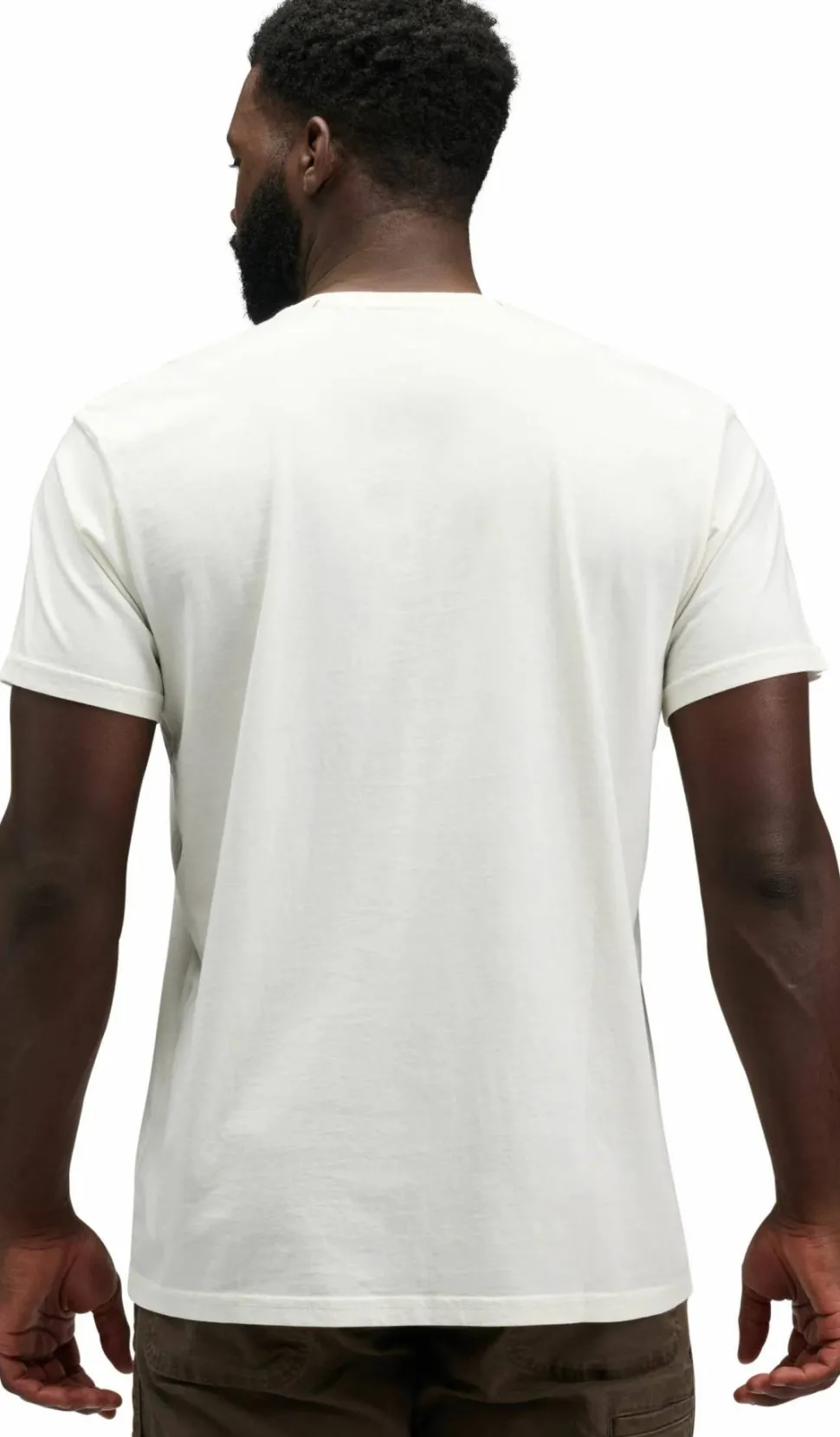 Black Diamond Men's Diamond Patch Ss Pocket Tee Off White