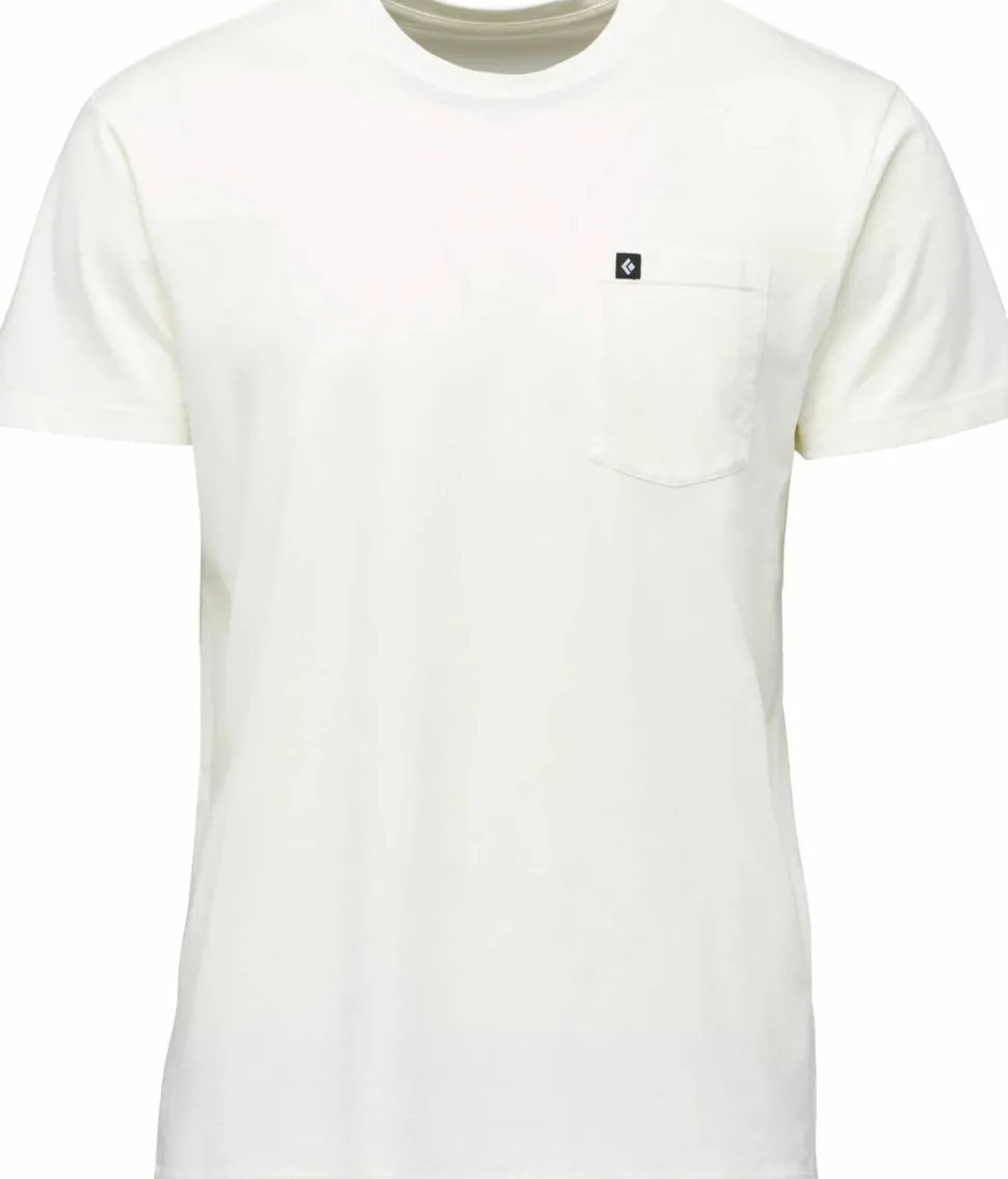 Black Diamond Men's Diamond Patch Ss Pocket Tee Off White