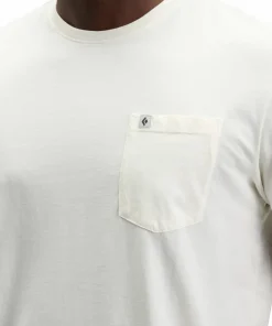Black Diamond Men's Diamond Patch Ss Pocket Tee Off White