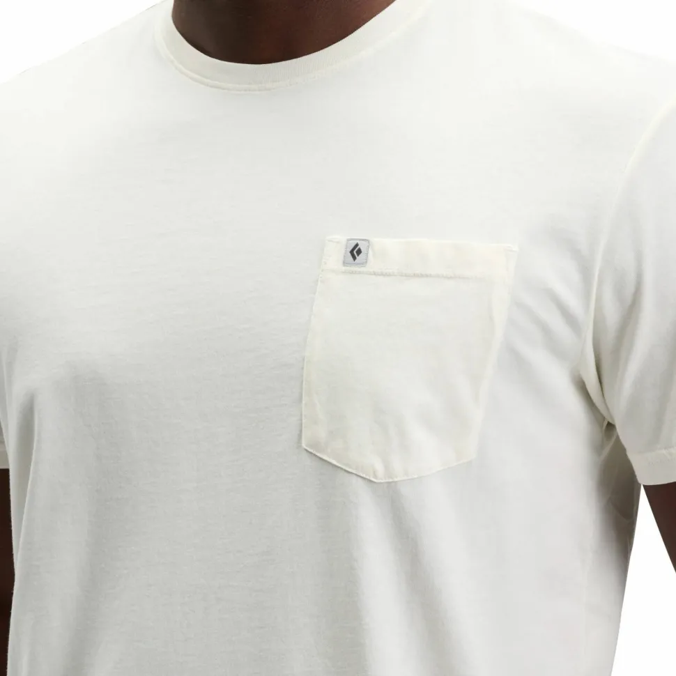 Black Diamond Men's Diamond Patch Ss Pocket Tee Off White