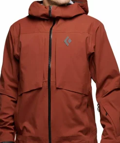 Black Diamond Men's Factor Shell Iron Red