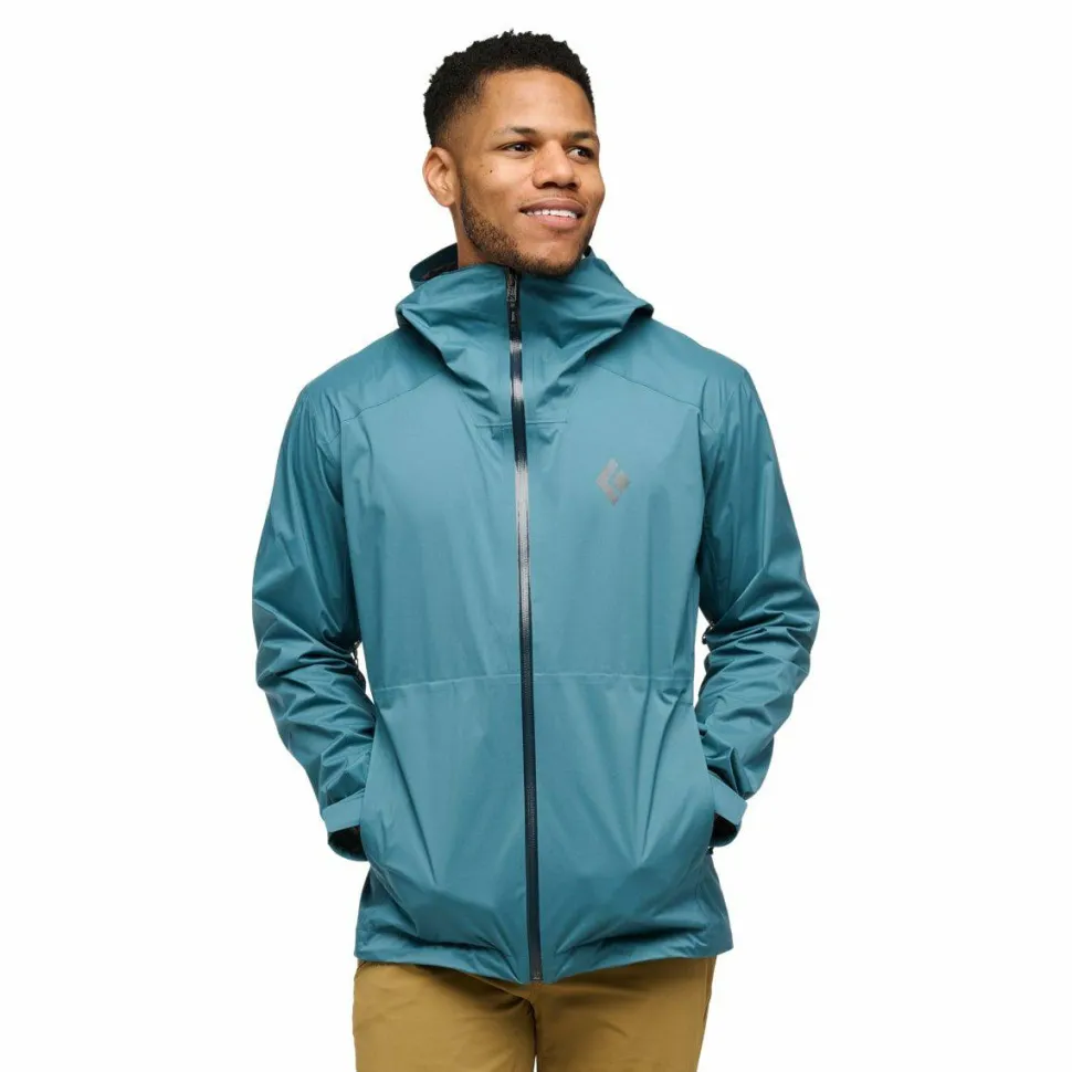 Black Diamond Men's Fineline Stretch Shell Creek Blue