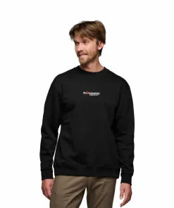 Black Diamond Men's Heritage Wordmark Crewneck Black