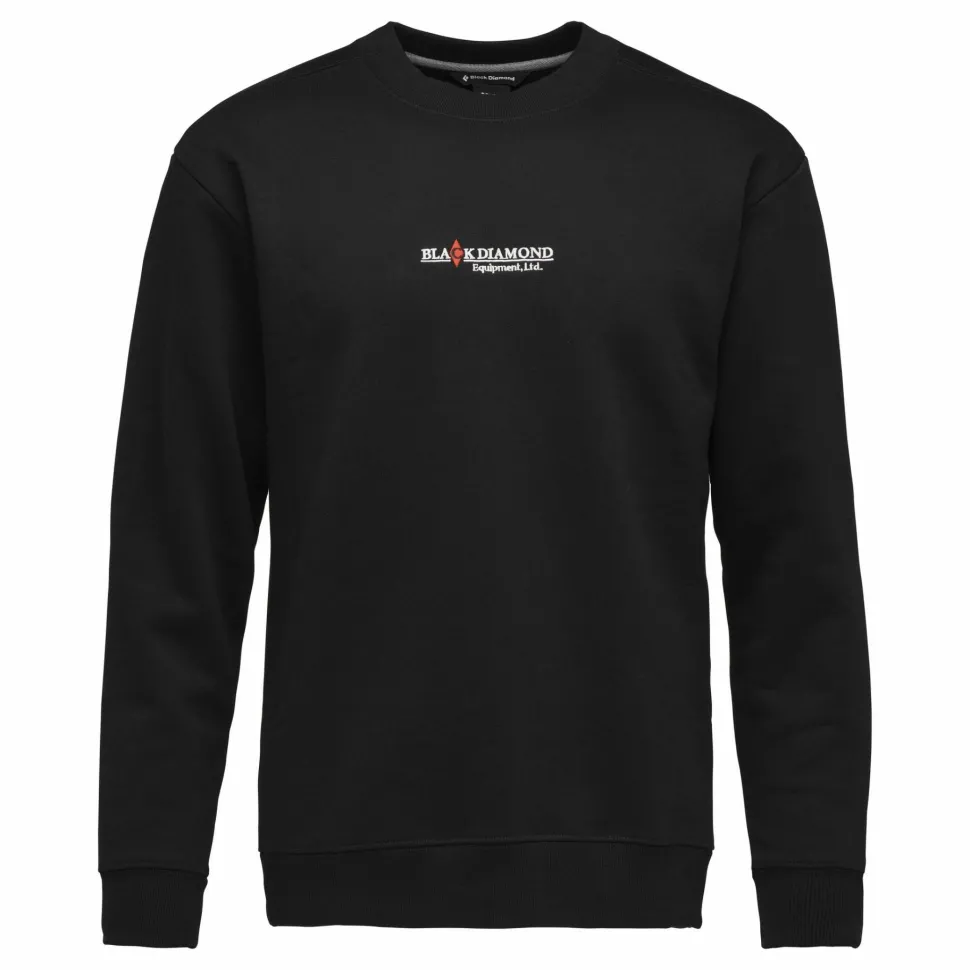 Black Diamond Men's Heritage Wordmark Crewneck Black