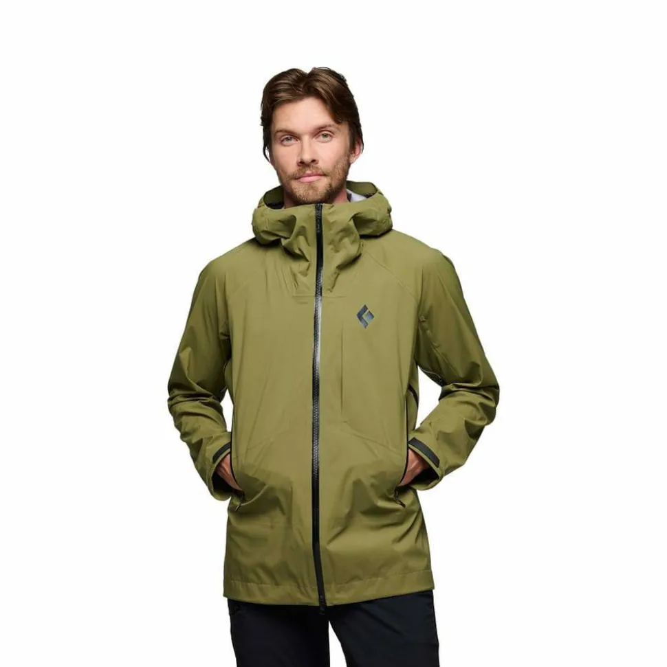 Black Diamond Men's Highline Stretch Shell Jacket Crag Green