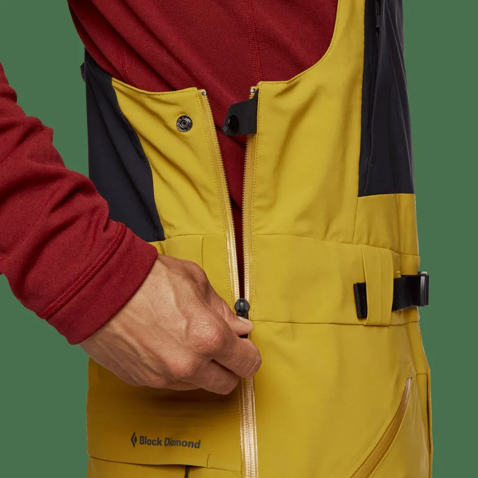Black Diamond Men's Recon Bibs Amber/Black