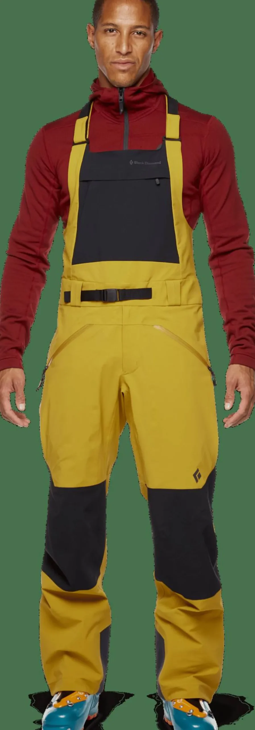 Black Diamond Men's Recon Bibs Amber/Black