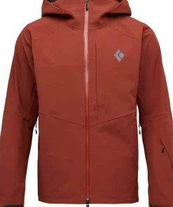 Black Diamond Men's Recon Stretch Shell Iron Red