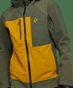 Black Diamond Men's Recon Pro Stretch Shell Tundra/Amber