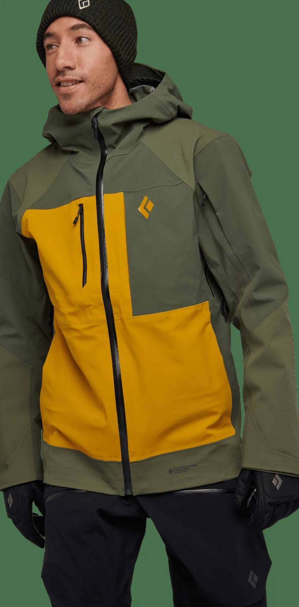 Black Diamond Men's Recon Pro Stretch Shell Tundra/Amber