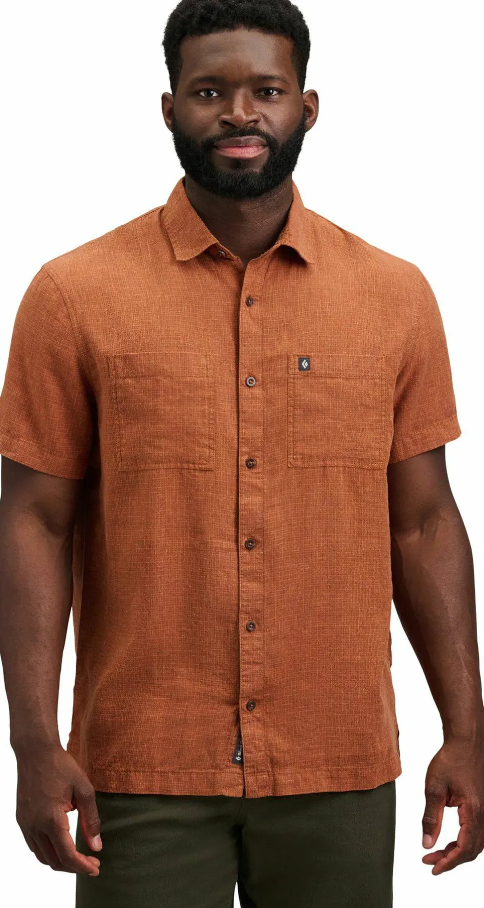 Black Diamond Men's Scenic Route Ss Shirt Clay-saffron