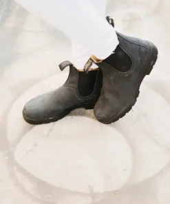 Blundstone Unisex Casual Chelsea Boots #587 Rustic Black