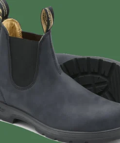 Blundstone Unisex Casual Chelsea Boots #587 Rustic Black