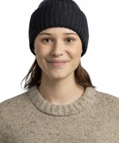 Buff Beanie Knitted Erviny Erviny Graphite