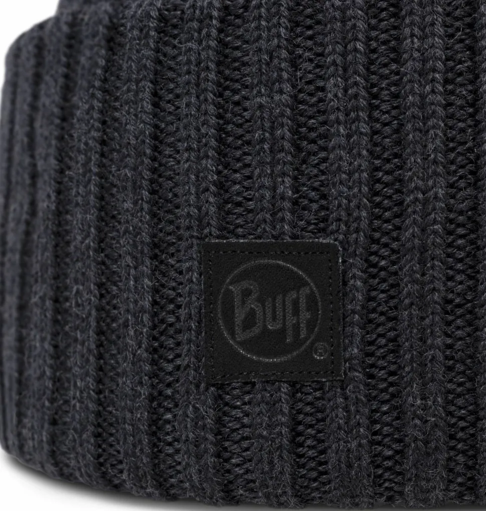 Buff Beanie Knitted Erviny Erviny Graphite