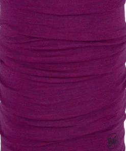 Buff Merino Lightweight Neckwear Solid Magenta