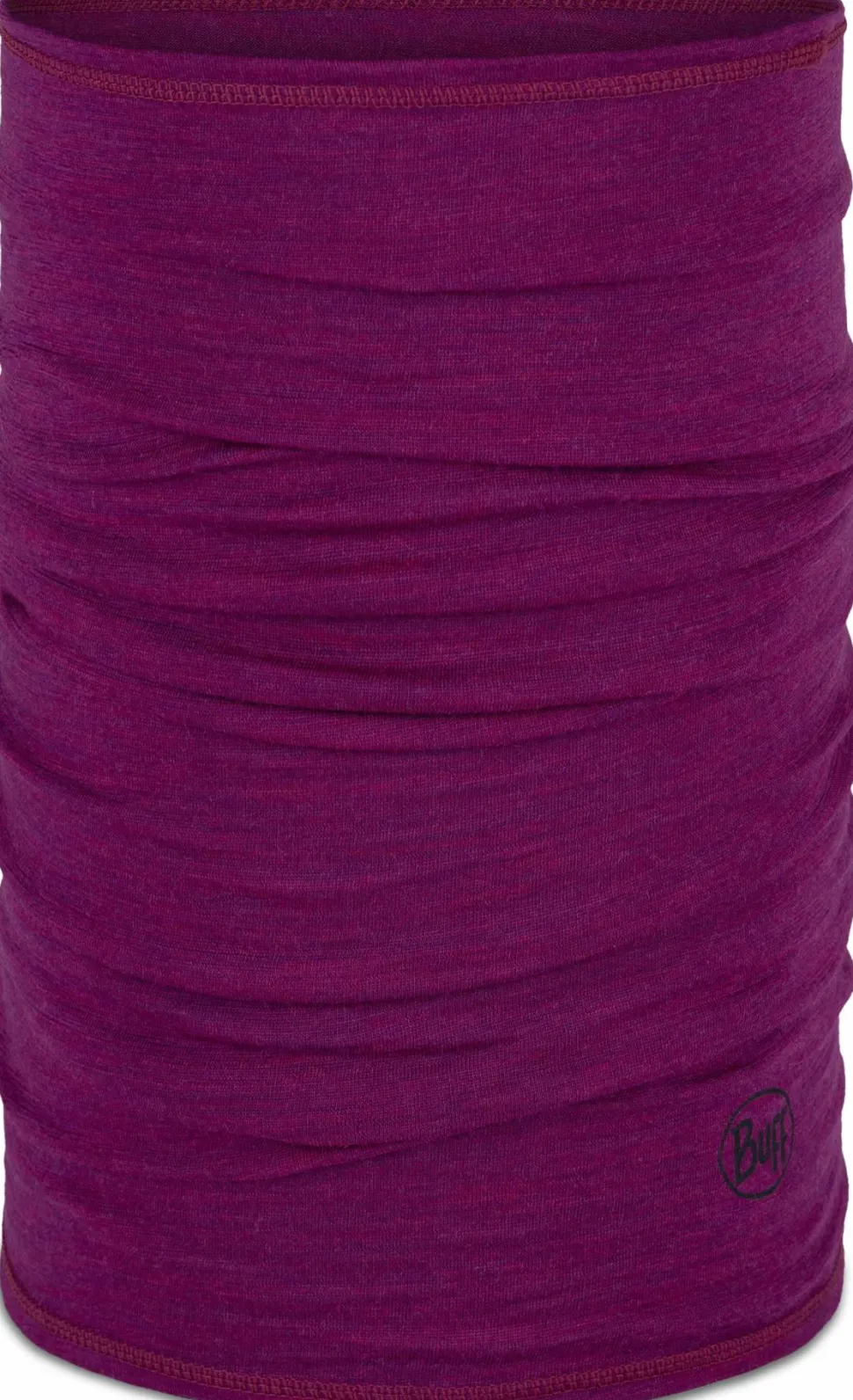 Buff Merino Lightweight Neckwear Solid Magenta