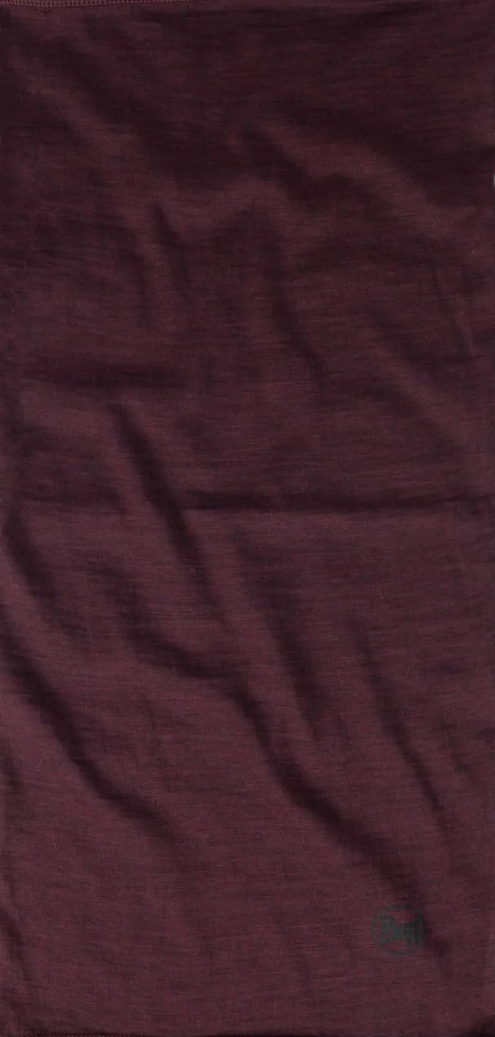 Buff Merino Lightweight Neckwear Solid Garnet