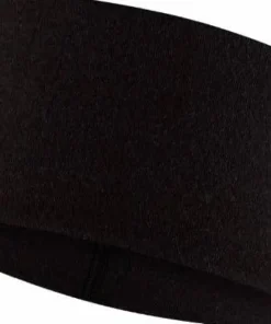 Buff Merino Wide Headband Solid Black