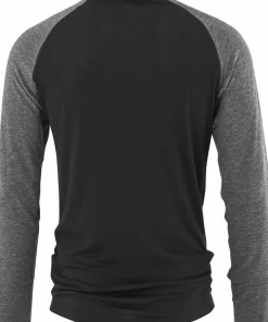 Bula Men's Retro Merino Wool Halfzip Sweater Black