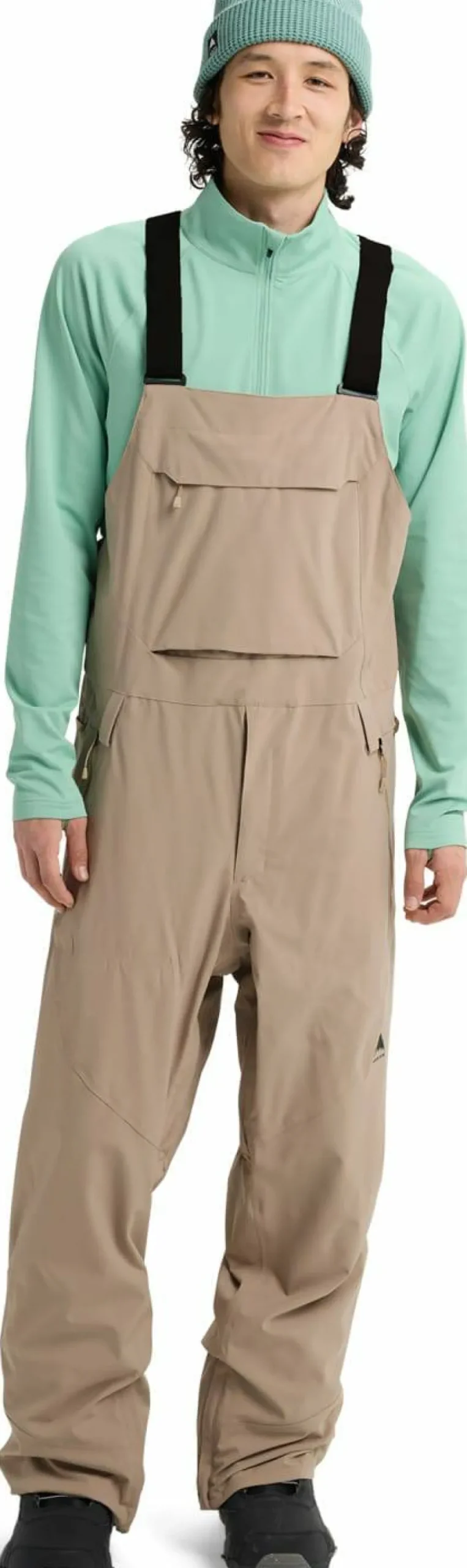 Burton Men's Reserve 2L Bib Pants Summit Taupe