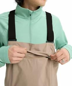 Burton Men's Reserve 2L Bib Pants Summit Taupe