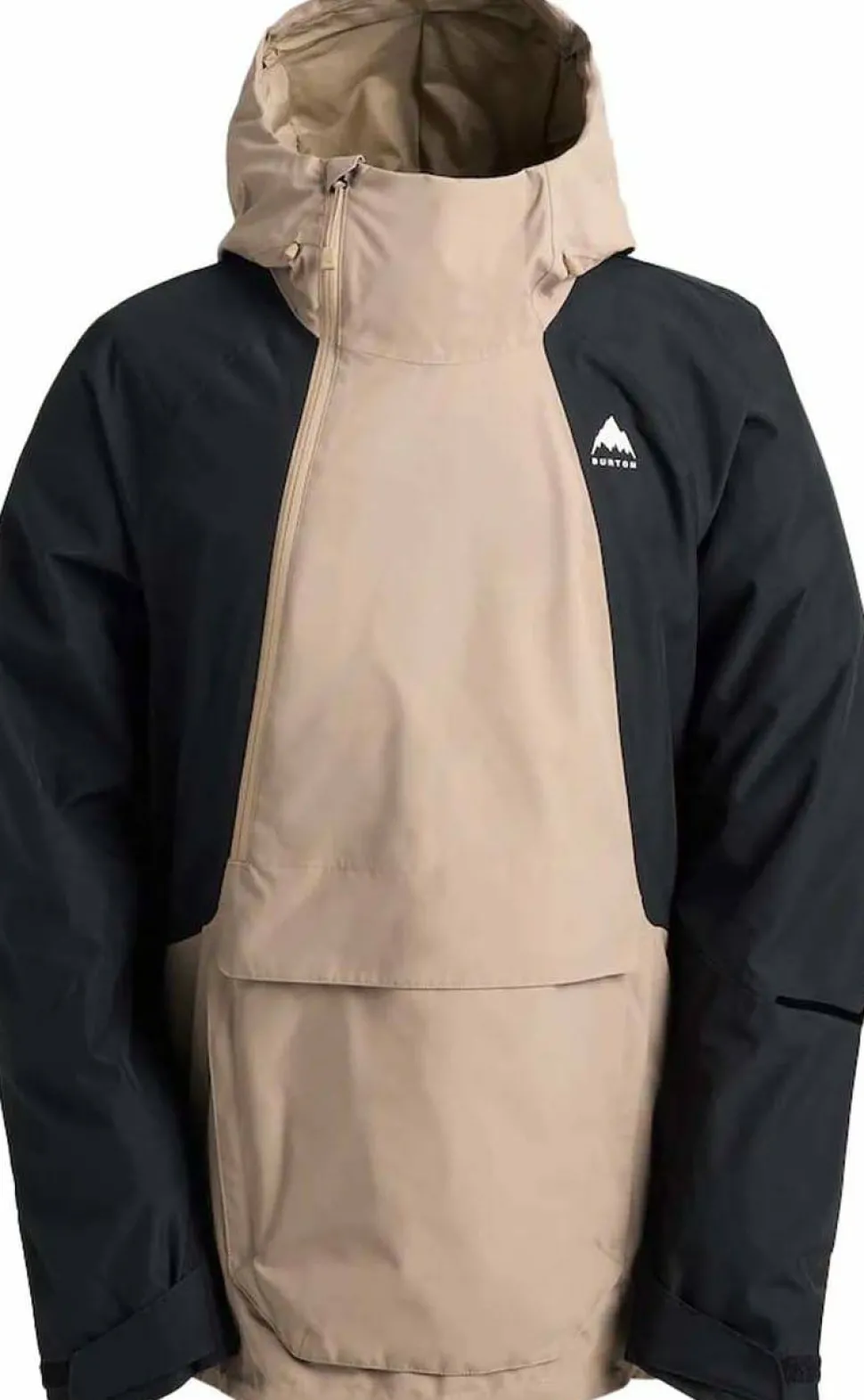 Burton Men's Reserve Relaxed Anorak Summit Taupe/true Black