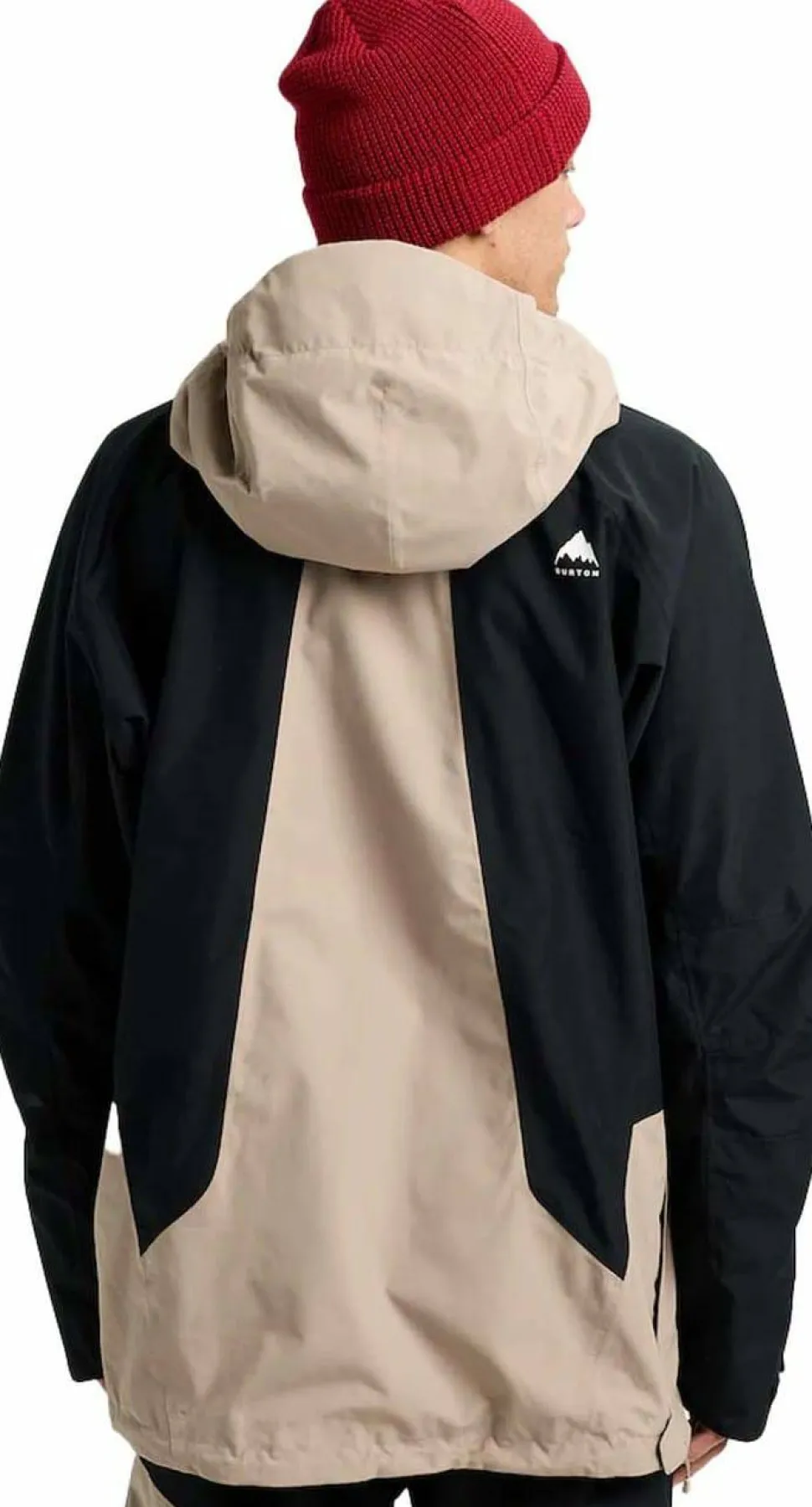 Burton Men's Reserve Relaxed Anorak Summit Taupe/true Black