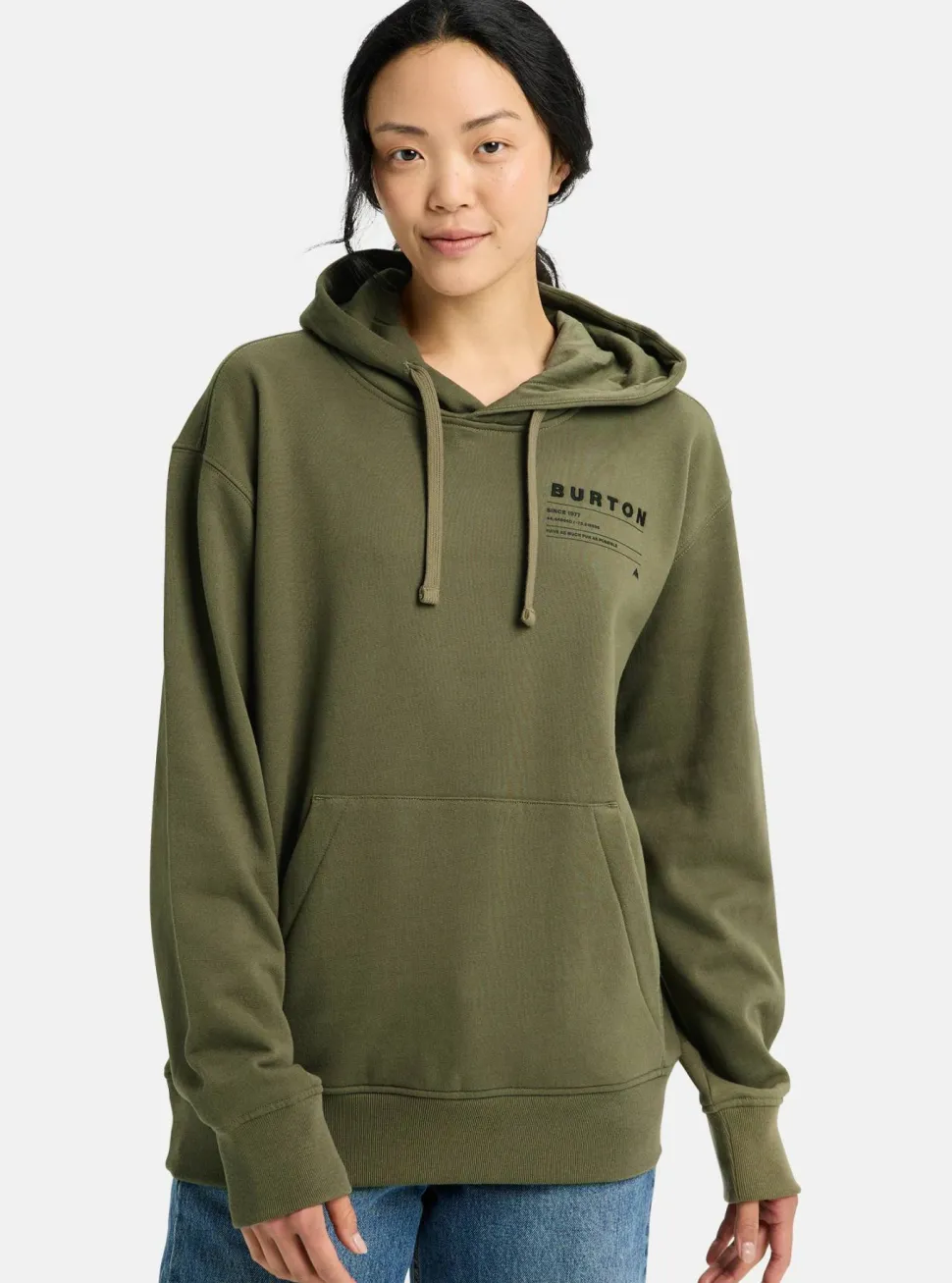 Burton Unisex Moretown Pullover Hoodie Forest Moss
