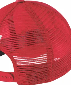 Carhartt Canvas Mesh-Back Logo Graphic Cap Fire Red
