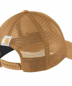 Carhartt Canvas Mesh-Back Logo Graphic Cap Carhartt Brown/oiled Walnut