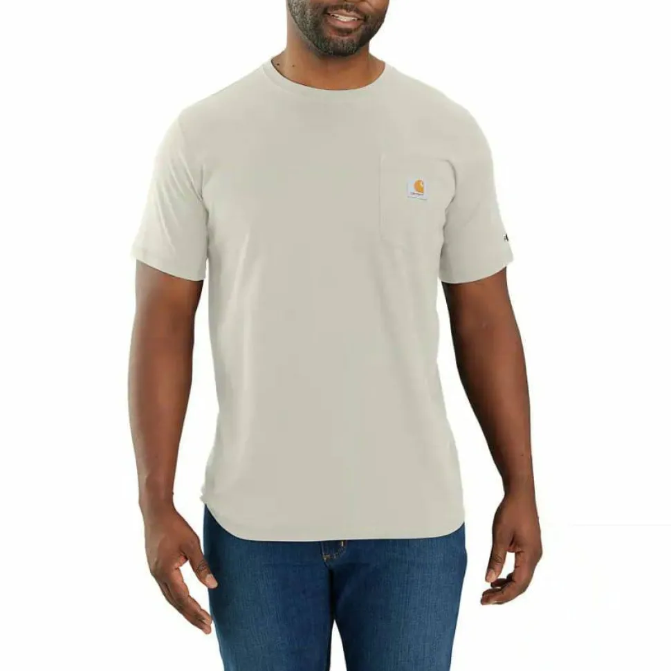 Carhartt Men's Carhartt Force Relaxed Fit Midweight Short-Sleeve Pocket T-Shirt Malt