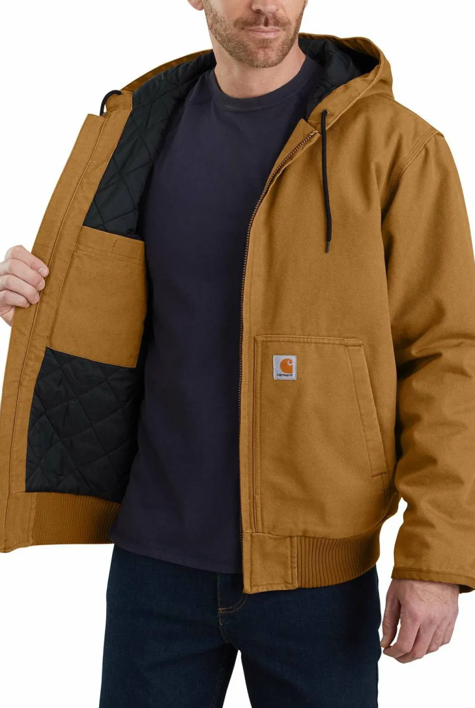 Carhartt Men's Duck Active Jacket Carhartt® Brown